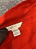 Cato Red 3/4 Sleeve Button-Down Shirt Size 22 - 24 - photo 7