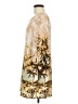 Lovemarks 100% Polyester Print Tan Cocktail Dress Size M - photo 5
