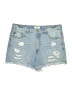 Forever 21 100% Cotton Blue Denim Shorts Size 30 waist - photo 1