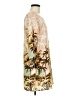 Lovemarks 100% Polyester Print Tan Cocktail Dress Size M - photo 4