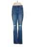 Old Navy Hearts Blue Jeans Size 8 (tall) - photo 1
