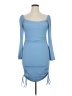 Blush Mark Solid Blue Cocktail Dress Size XL - photo 1