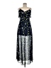 Essue 100% Polyester Stars Blue Cocktail Dress Size M - photo 1