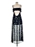 Essue 100% Polyester Stars Blue Cocktail Dress Size M - photo 2