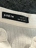 Shein Solid White Long Sleeve Button-Down Shirt Size M - photo 7