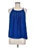 Dna Couture 100% Polyester Blue Sleeveless Blouse Size M - photo 1