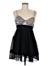 Aggie 100% Polyester Paisley Black Cocktail Dress Size M - photo 1