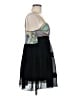 Aggie 100% Polyester Paisley Black Cocktail Dress Size M - photo 4