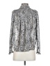 Free People 100% Polyester Silver Long Sleeve T-Shirt Size XS - photo 2