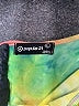 Popular 21 Tie-dye Yellow Cocktail Dress Size L - photo 7