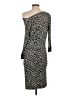 Tory Burch 100% Silk Animal Print Black Cocktail Dress Size XS - photo 2