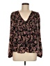 1.State 100% Polyester Black Long Sleeve Blouse Size M - photo 1