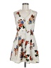 Forever 21 100% Polyester Floral Ivory Casual Dress Size M - photo 1