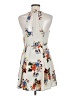 Forever 21 100% Polyester Floral Ivory Casual Dress Size M - photo 2