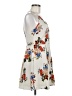 Forever 21 100% Polyester Floral Ivory Casual Dress Size M - photo 4