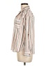 Eden & Olivia 100% Polyester Stripes Ivory Long Sleeve Blouse Size M - photo 5