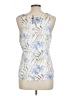 Cinq à Sept Ivory Sleeveless Blouse Size L - photo 2