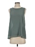 Pleione 100% Polyester Green Sleeveless Blouse Size XS - photo 1