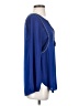 J.Crew 100% Polyester Blue Long Sleeve Blouse Size 2 - photo 4