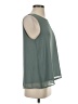 Pleione 100% Polyester Green Sleeveless Blouse Size XS - photo 4