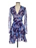 Carven 100% Polyester Paisley Blue Cocktail Dress Size EU (FR) 34 / US 2 - photo 1