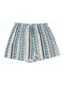 Shein Print Blue Shorts Size 6 - photo 1