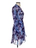 Carven 100% Polyester Paisley Blue Cocktail Dress Size EU (FR) 34 / US 2 - photo 4