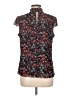I.N. San Francisco Floral Black Sleeveless Blouse Size M - photo 2