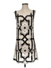 Free People 100% Polyester Graphic Silver Cocktail Dress Size 0 - photo 1