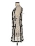 Free People 100% Polyester Graphic Silver Cocktail Dress Size 0 - photo 5