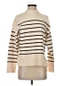 Zara Stripes Ivory Turtleneck Sweater Size XS - photo 1