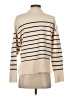 Zara Stripes Ivory Turtleneck Sweater Size XS - photo 2