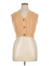 Say What? 100% Acrylic Tan Sweater Vest Size XL - photo 1