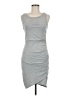Leith Solid Gray Casual Dress Size M - photo 1