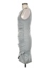Leith Solid Gray Casual Dress Size M - photo 5