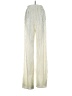 Princess Polly 100% Polyester Metallic Ivory Casual Pants Size 4 - photo 1