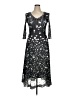 Komarov 100% Polyester Stars Black Cocktail Dress Size XL - photo 1