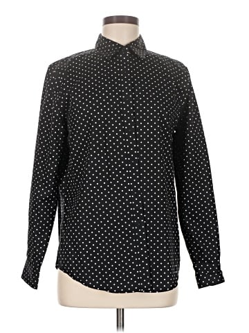 Jones New York Signature Long Sleeve Button-Down Shirt (view 1)