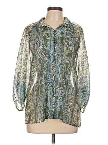 Boho Chic 3/4 Sleeve Blouse (view 1)