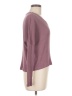 Cape Juby Solid Purple Pullover Sweater Size M - photo 4