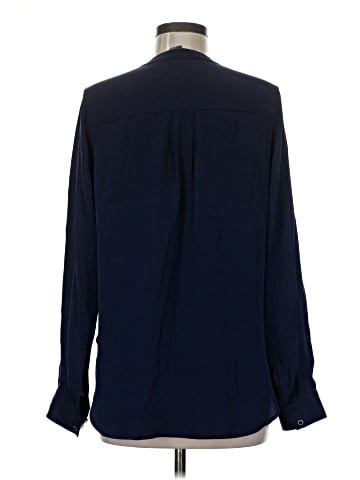 Vince. Long Sleeve Silk Top (view 2)