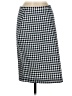 Pure Amici Checkered-gingham Blue Casual Skirt Size M - photo 2