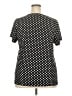 By Design Polka Dots Black Short Sleeve Blouse Size 2X - photo 2