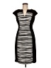 Connected Apparel Graphic Black Casual Dress Size 8 - photo 1