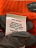 Talbots 100% Cashmere Orange Cashmere Pullover Sweater Size XS - photo 7