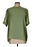 Notations Green Short Sleeve Blouse Size L - photo 1