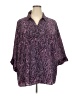Catherines Paisley Purple 3/4 Sleeve Blouse Size 2X - photo 1