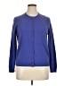 Appleseeds 100% Acrylic Blue Cardigan Size XL (petite) - photo 1