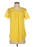 C established 1946 Yellow Short Sleeve Blouse Size XS - photo 1