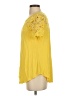 C established 1946 Yellow Short Sleeve Blouse Size XS - photo 5